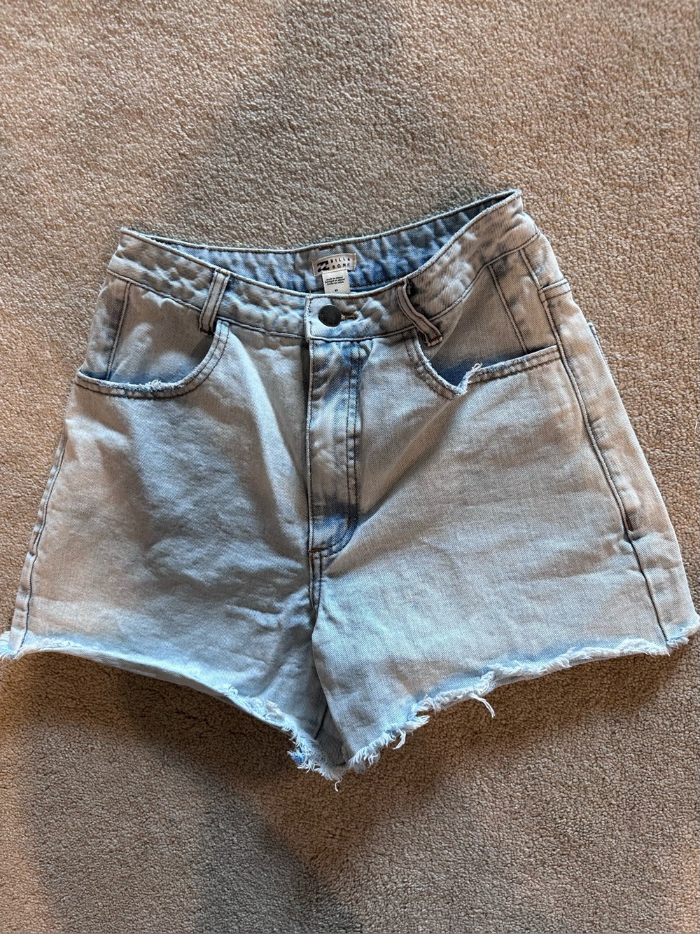 Billabong High Rise Cutoff Denim Shorts